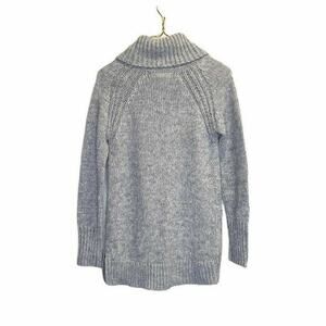 kaisely Turtleneck Sweater Wool Chunky sz xs gray Oversized sweater